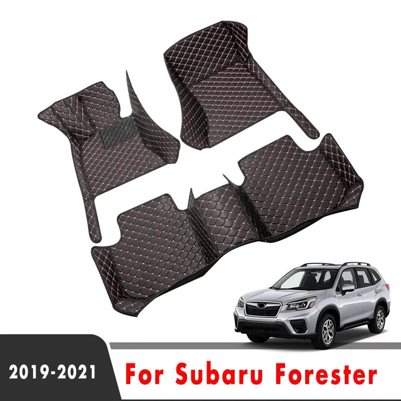 

For Subaru Forester 2024 2023 2022 2021 2020 2019 Car Floor Mats Auto Interiors Covers Carpets Accessories Foot Waterproof Rugs