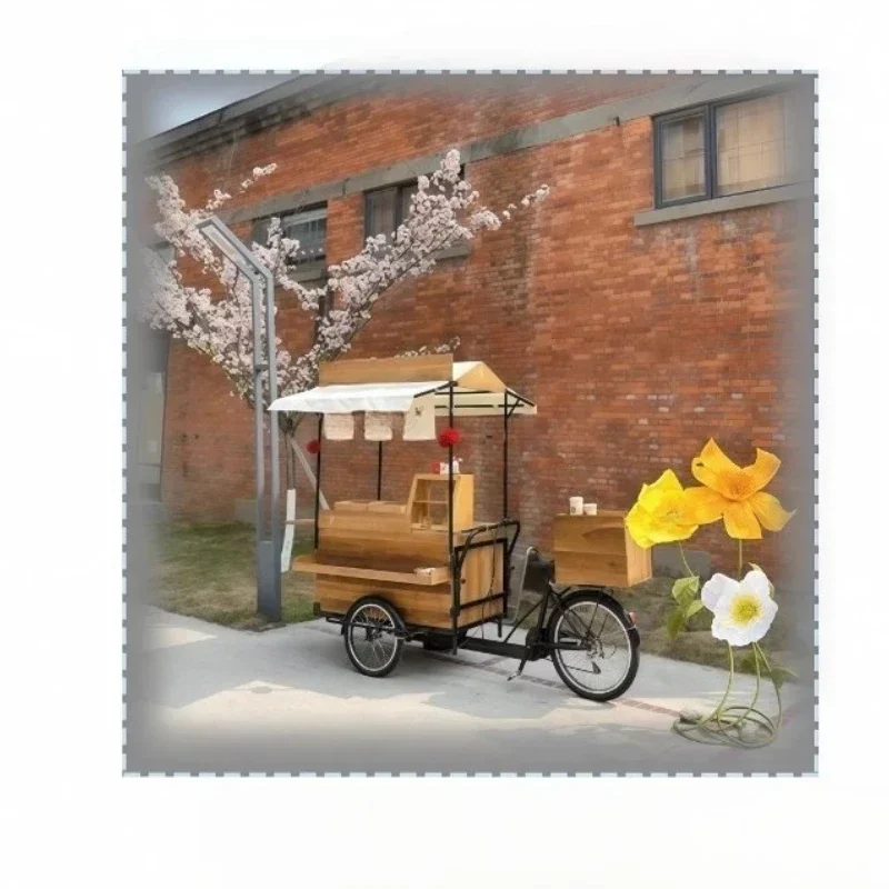 

Outdoor mobile reversing donkey mobile dining car, float