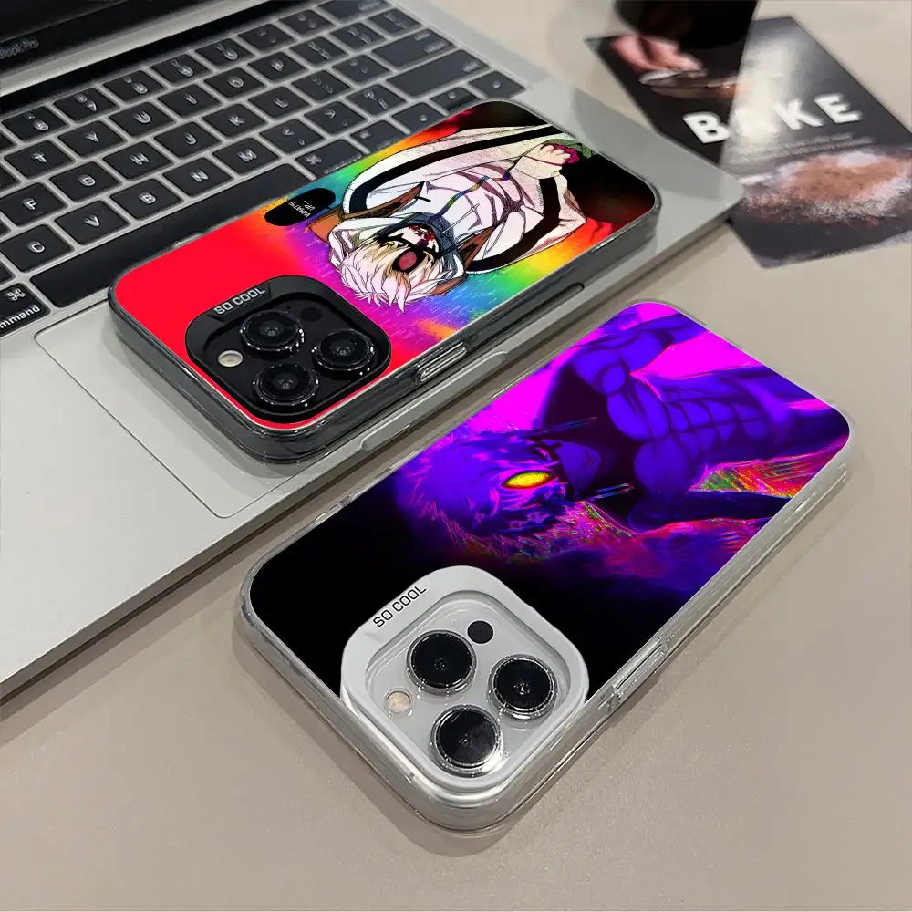 

Dandadan Jiji Mobile Cell Phone Case for iPhone 17 16 15 14 13 12 11 X XR XS 8 7 Pro Max Plus Translucent Colour Protective