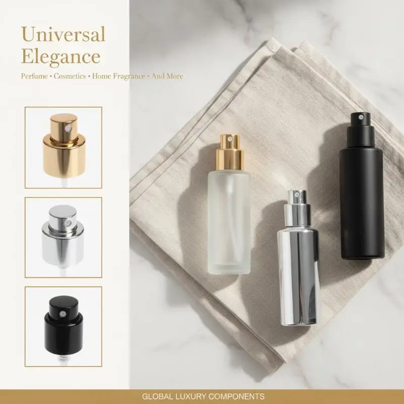 Long Lasting Perfume Spray Nozzle Deformation Resistant Fit 15/20mm Bayonet Aluminum Perfume Bottles 1Pcs