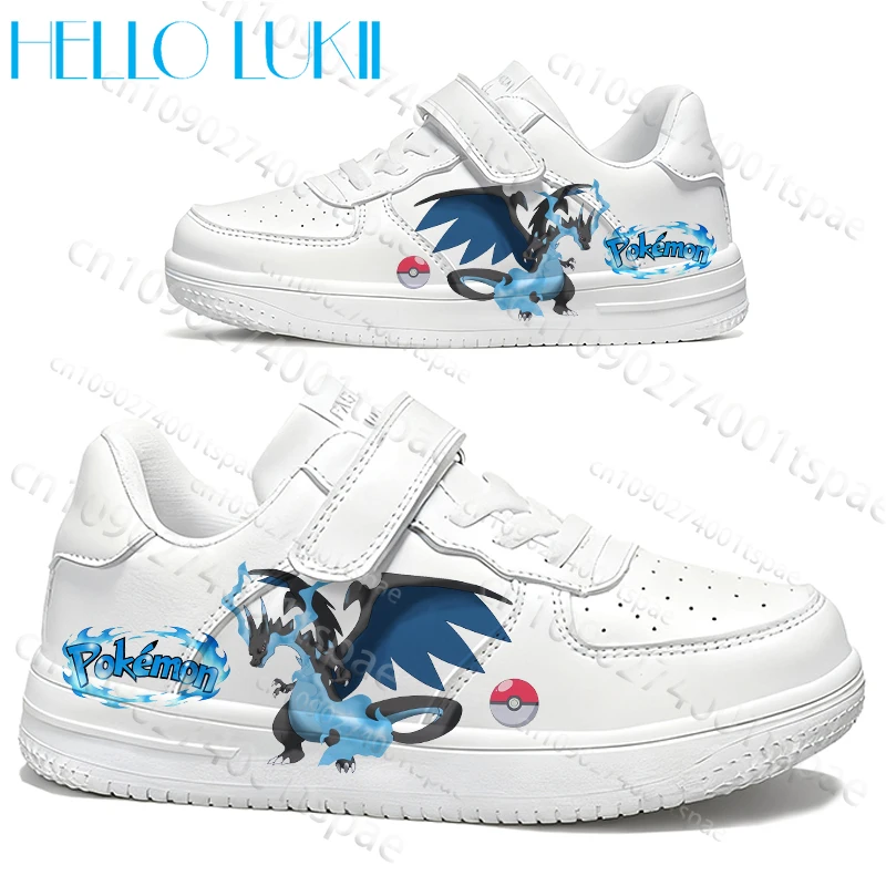 

Популярные детские прогулочные кроссовки Pokemon Charizard для мальчиков и девочек, водонепроницаемые, модный дизайн, новая модель, теннисные кроссовки, подарок для детей
