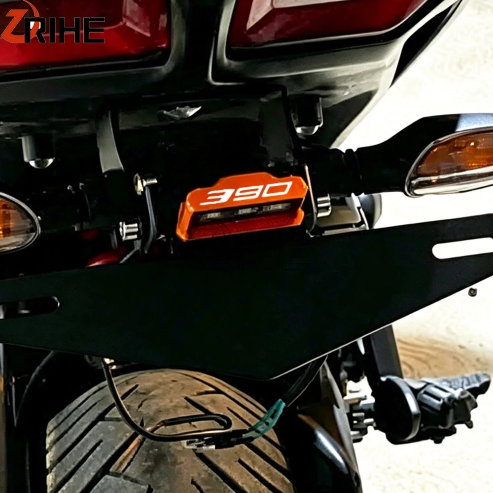 License Plate Holder For Duke390 DUKE 125 200 250 390 2017-2023 Motorcycle Light Tail Tidy Holder Fender Eliminator Bracket duke