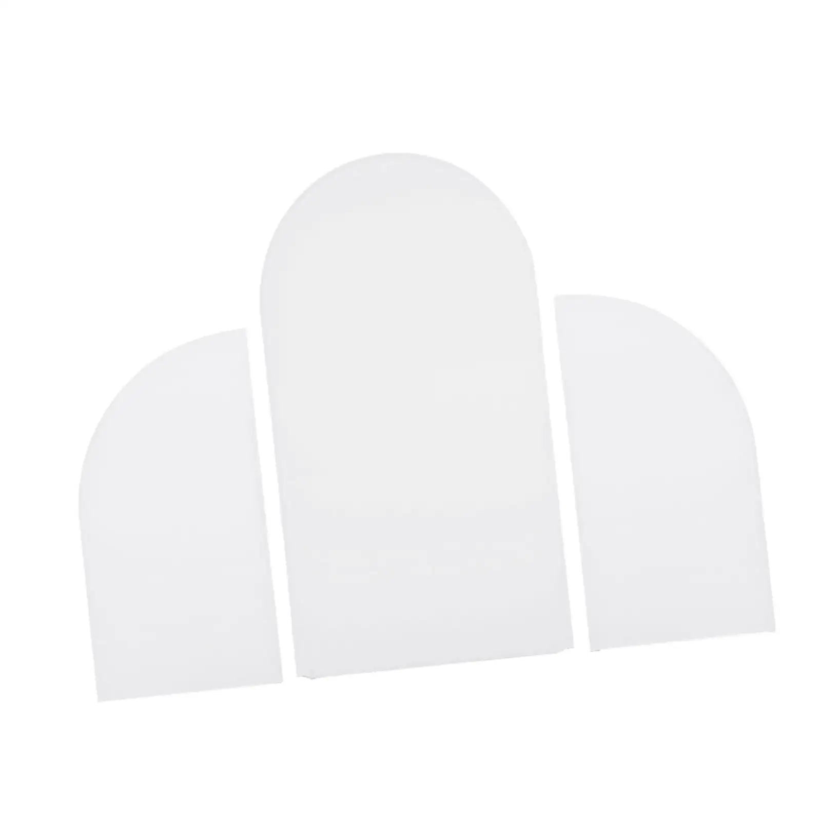 

3шт арочные фоны чехлы новогодний прием юбилей свадебные арочные чехлы белые