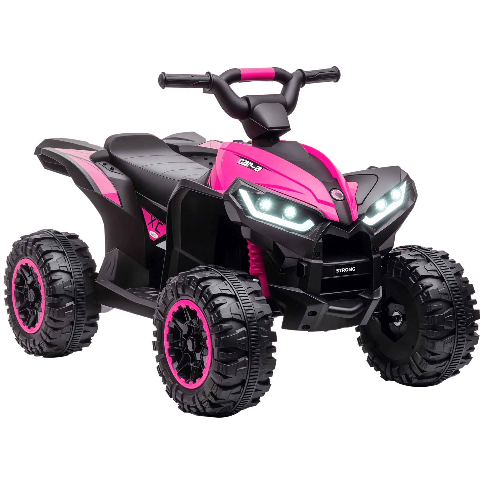HOMCOM HOMCOM  Quad Eléctrico para Niños de 3-5 Años Vehículo Eléctrico a Batería 12V con 2 Motores 83x53x55,5 cm