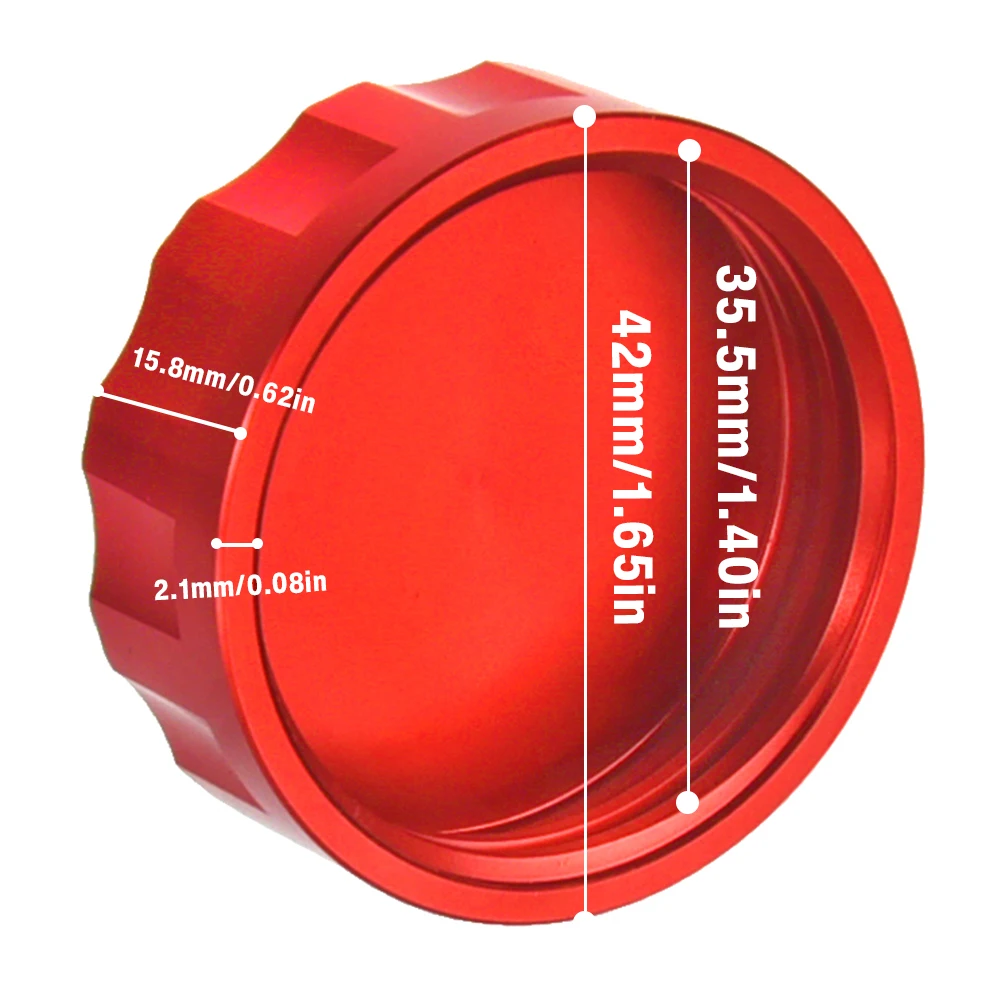 لياماها FZ-07 FZ07 FZ 07 2013 2014 2015 2016 دراجة نارية الملحقات CNC الخلفية سائل الفرامل خزان غطاء اسطوانة غطاء الألومنيوم