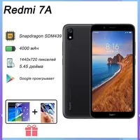 Gobal Version  Xiaomi Redmi 7A Smartphone Gobal Framework Googleplay  Snapdragon439 processor 4000mah battery used phone