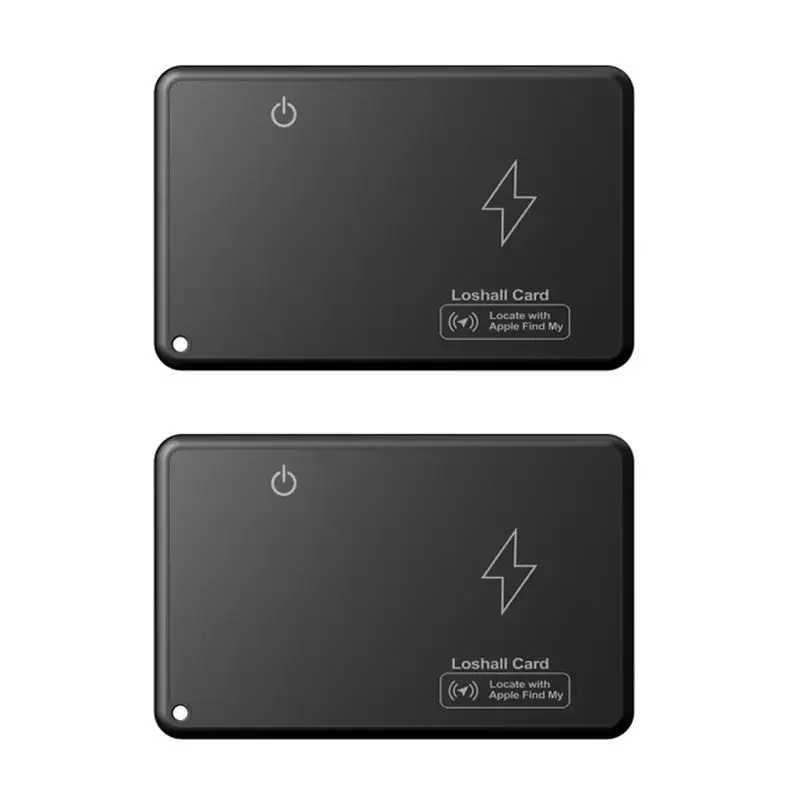2個入り-ワイヤレス充電式-追跡機能付きミニウォレットトラッカーカード-防水gpsロケーター-find-myトラッカー対応