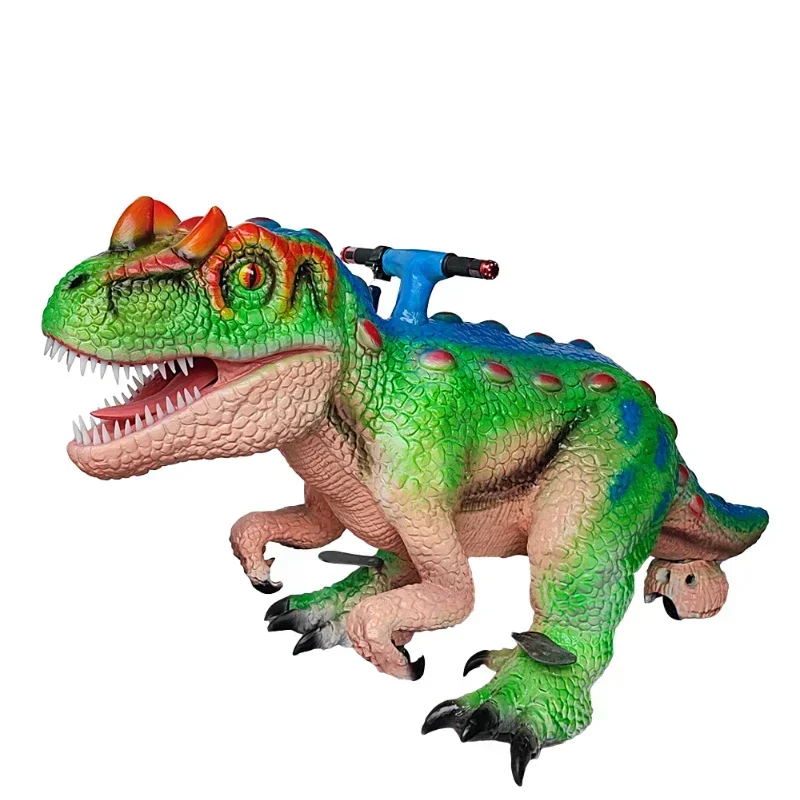 

с # Новый автомобиль развлечений, ночной рынок, парк, торговый центр, квадратный киоск, езда на динозавре, электромобиль