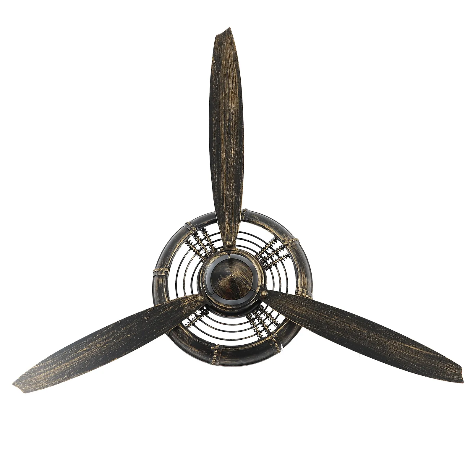 Vintage Propeller Wall Hanging Decor Iron Industrial Style Home Office Bar Coffee Shop Wall Decoration Retro Propeller Ornament