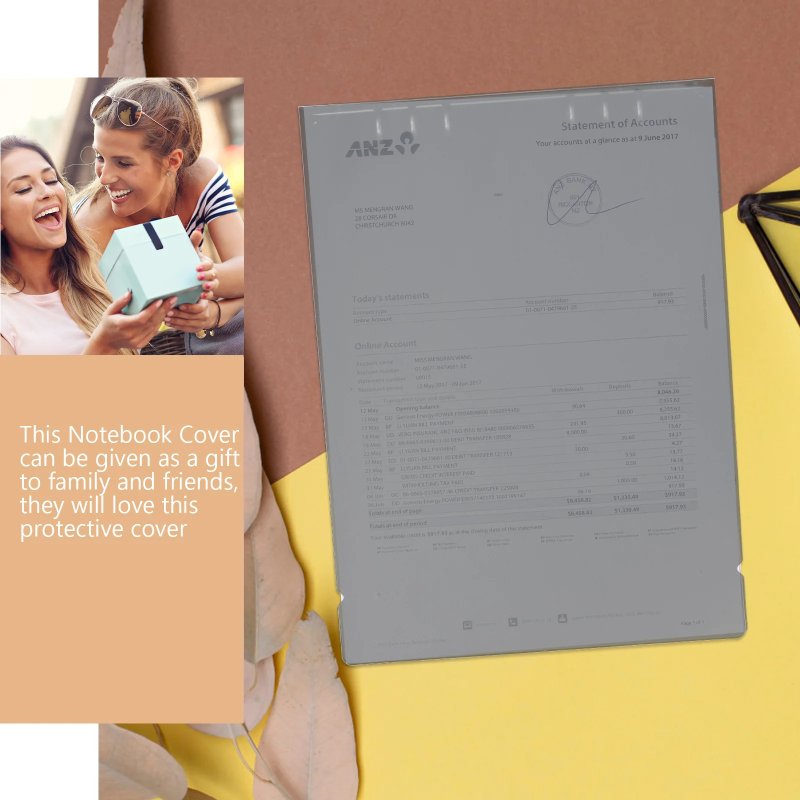 A4 White Shell Notebook Cover Binder File Folder Plastic Hand Account Case Pp Transparent Loose Leaf Binder Filing Products