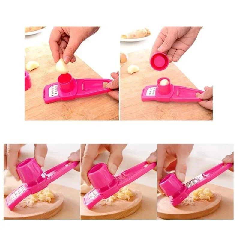 1 Pcs New Multifunctional Kitchen Gadget Garlic Peeler Ginger Slicer Cutter Household Cooking Prep Tool Kitchen Accessories