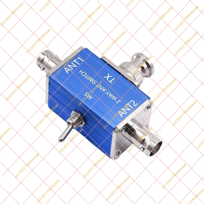 Compact 2-Way CB/HAM Antenna Coax Switch 100W 1-30MHz SO239/BNC RF Coaxial Selector