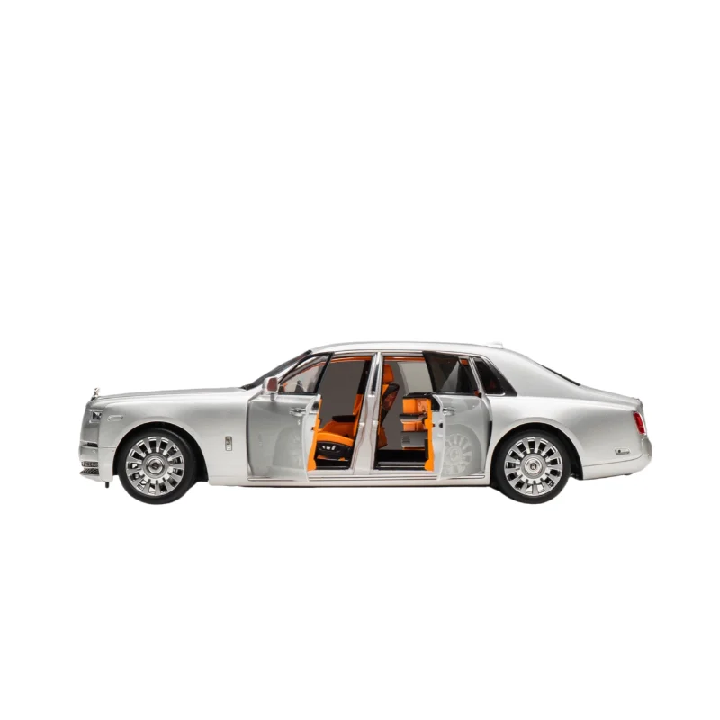 Original 1:18 Rolls-Royce alloy fully open new phantom car model, children\'s collection of ornaments, children\'s holiday gifts.