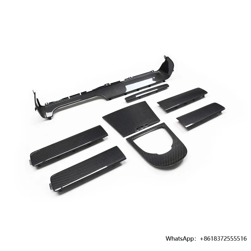

FOR Mercedes Benz G-Class Dry Carbon Fiber Interior Kit W464 G63 G500 Center Console Door Trim Interior Components