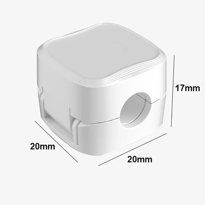 6 Pieces Of Magnetic Cable Clamp Adhesive Wire Rack Receiver For Keeper's Home Office Cable Management Under The Table Brief