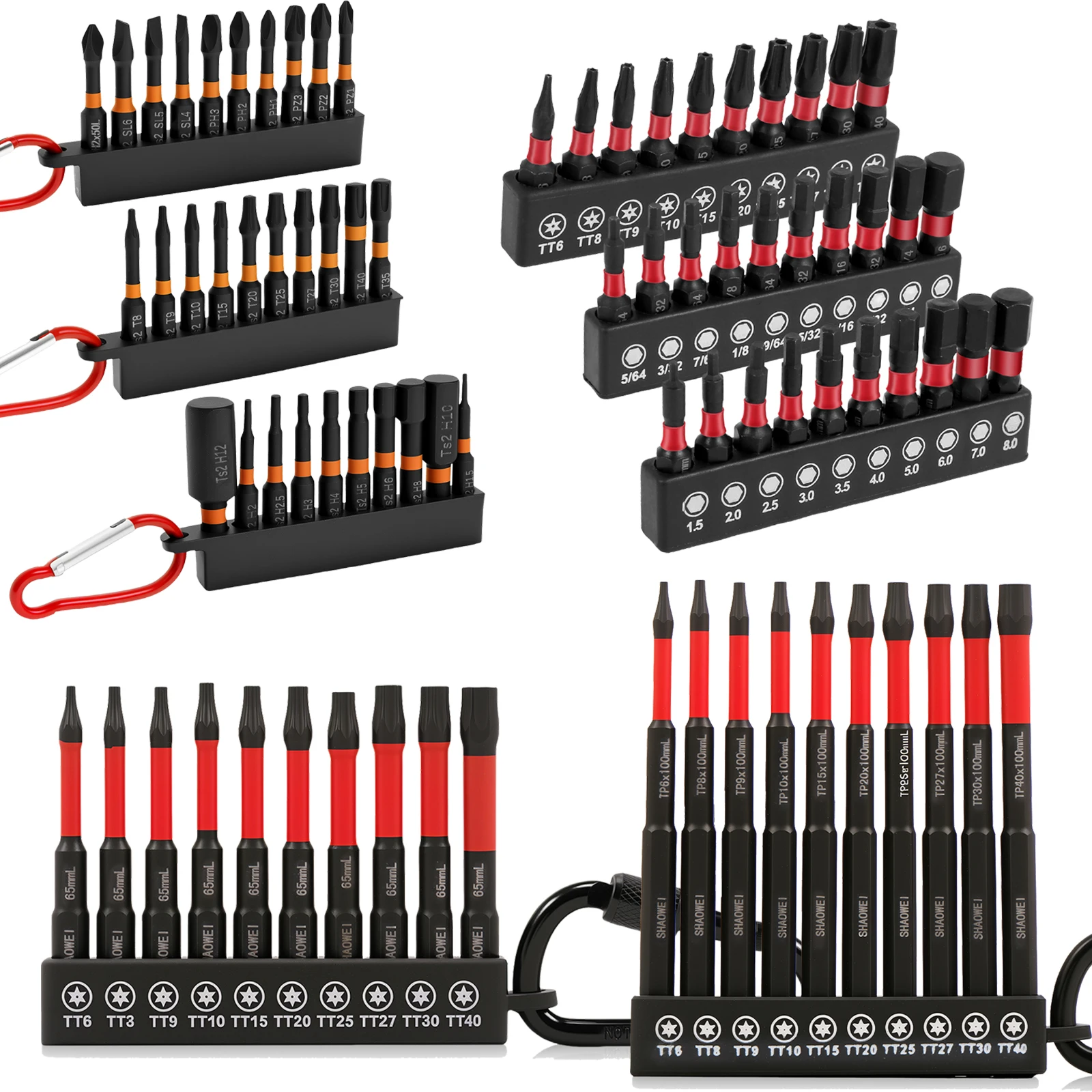 

Набор сверл с ударным шестигранным ключом, метрические SAE, 1/4 дюйма, шестигранный хвостовик S2, стальные шестигранные насадки, обработанные на станке с ЧПУ, с магнитной ударной шестигранной головкой