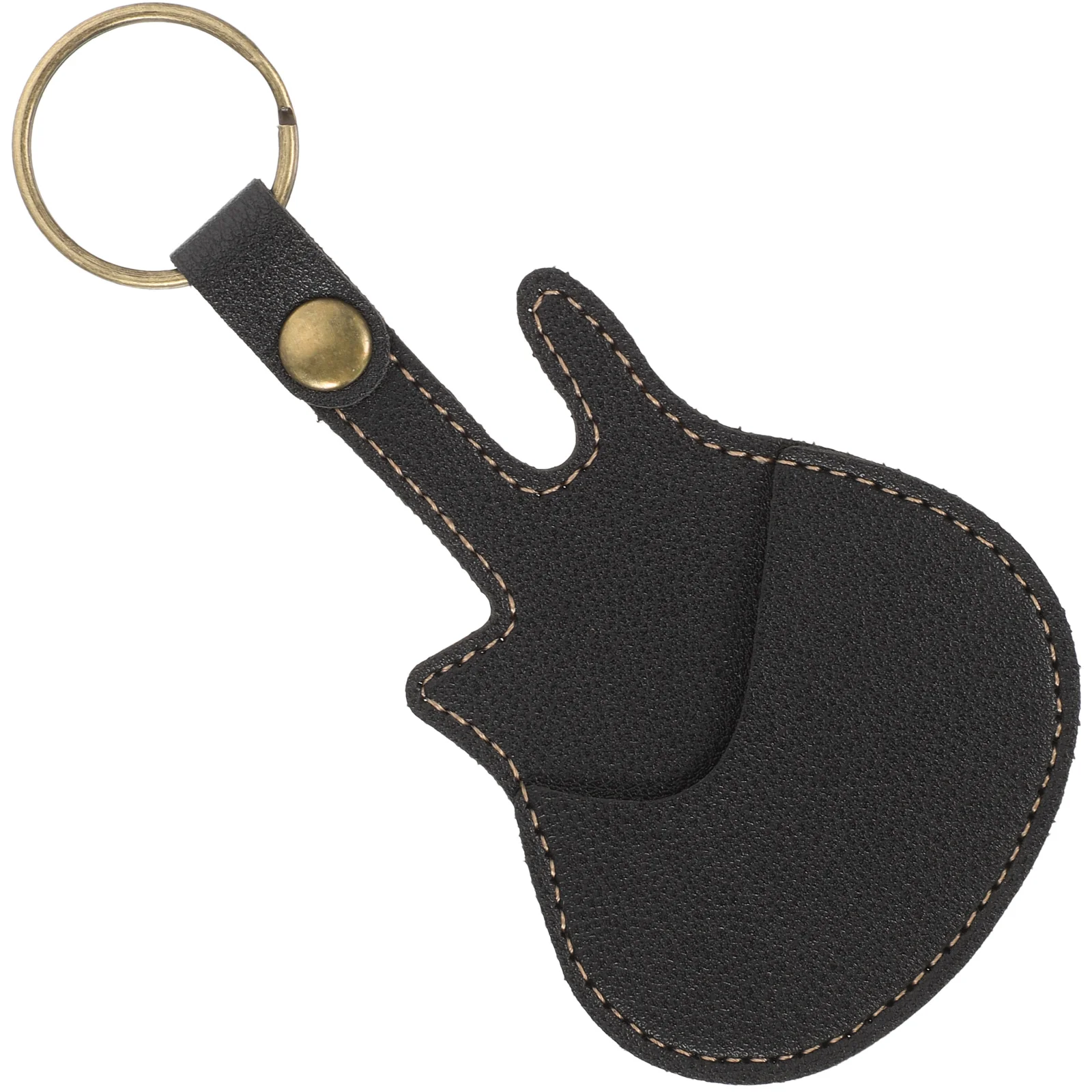

Long Lasting Guitar Pick Storage Bag Portable Organizer Durable Pu Leather Case For Accessories