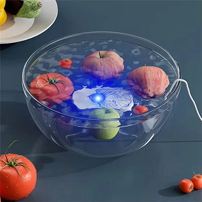 Fruit And Vegetable Cleaning Machine Multi-Functional Cleaner Mini Kitchen Tool For Efficient Wash