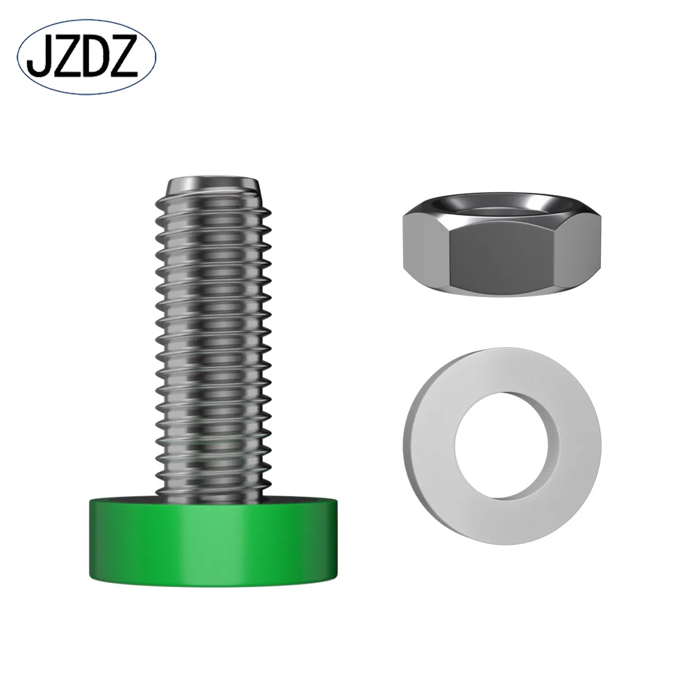 JZDZ 10pcs 2MM Banana Socket Binding Post Nut Banana Plug Jack Electrical Connector Terminal Test Hole DIY Parts J.40001