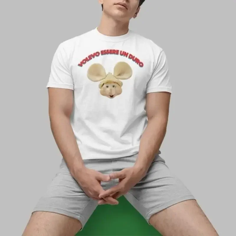 Topo Gigio Volevo Essere Un Duro T-Shirt 2025 Größe S bis 5XL