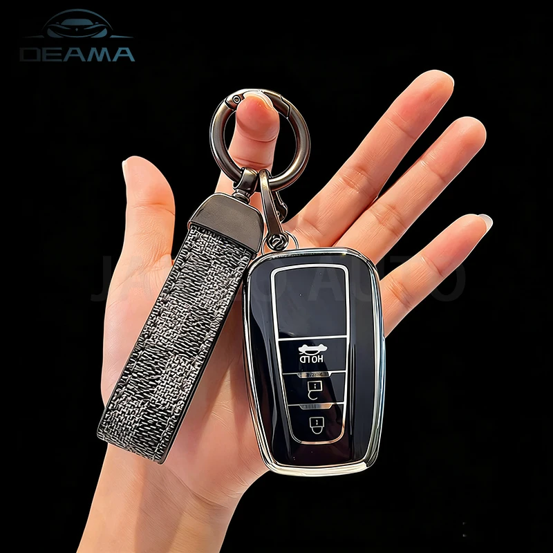 2 3 4 Buttons TPU Shell Fob for Toyota Corolla Prius Camry CHR RAV4 Altis Land Cruiser Prado Keyless Car Remote Key Case Cover