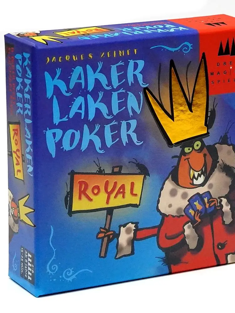 Kakerlaken Poker jeu de cartes royales Bluffing Fun jeu familial Gameplay jeu de cartes engageantes amusant compétitif Kakerlaken Poker Royal