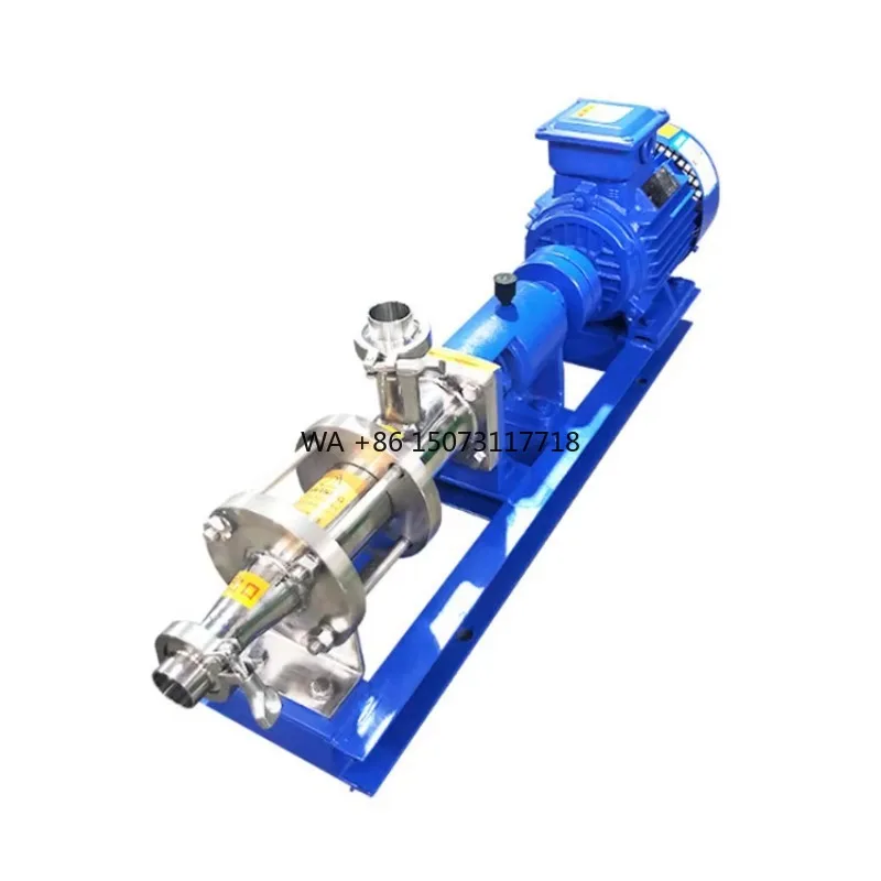 

Food Processing Use Viscous Starch Water Grease Mud Minced Meat Transfer Food Grade Slurry Screw Pump