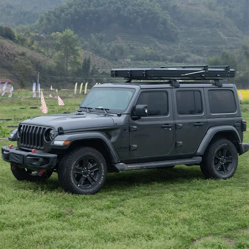 

210CM Car Roof Tent Fully Automatic Folding SUV Camping Self-driving Tour Aluminum Alloy Car Tent Sunroof Convertible Hardtop