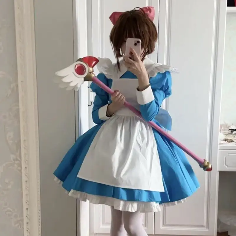 

Cosplay costume Roleplay Costume Elegant Maid Dress Women’s Cosplay Outfit for Performance and wig