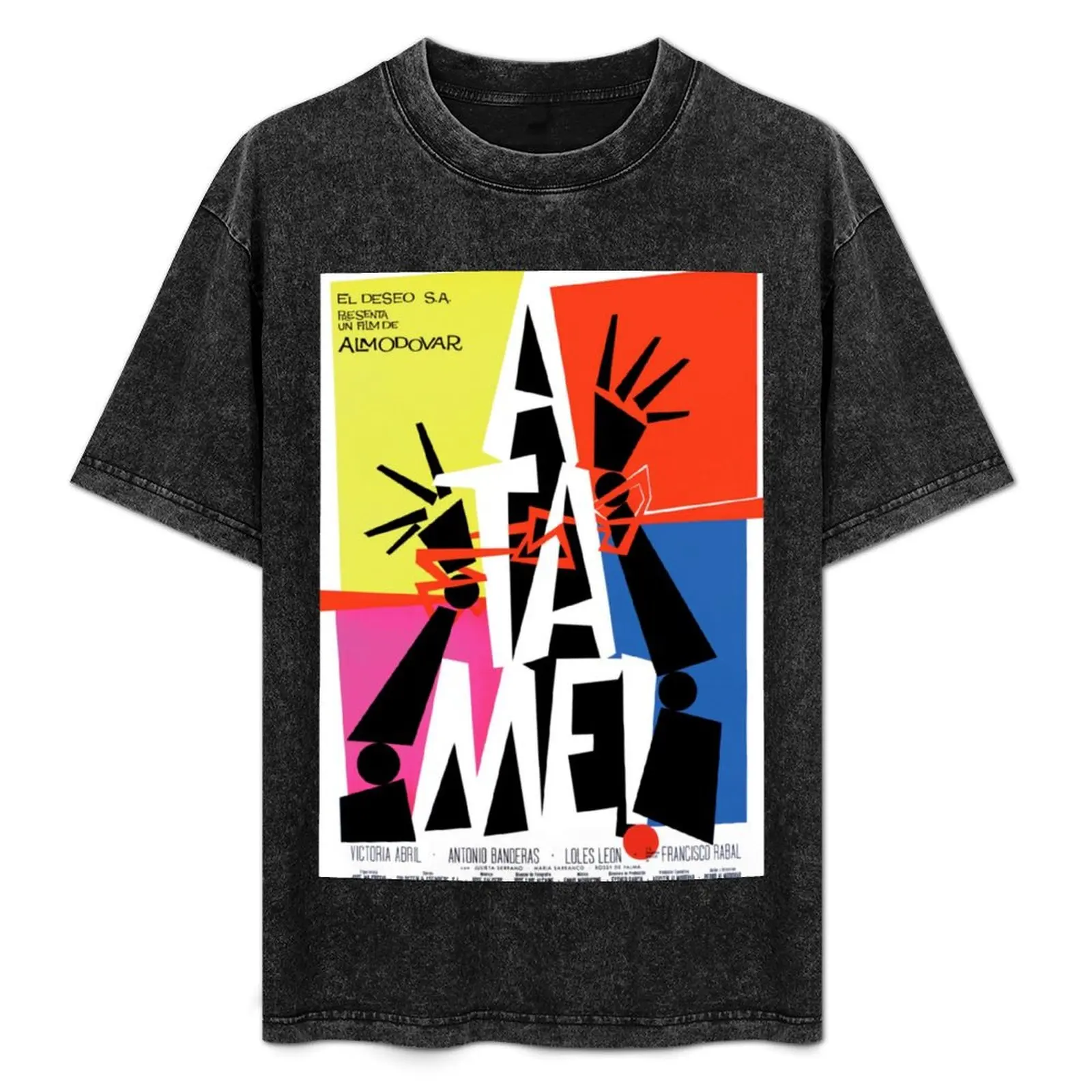 

Pedro Almodovar Tie Me Up! Tie Me Down! T-Shirt Plus Size Basic Short Sleeve Top