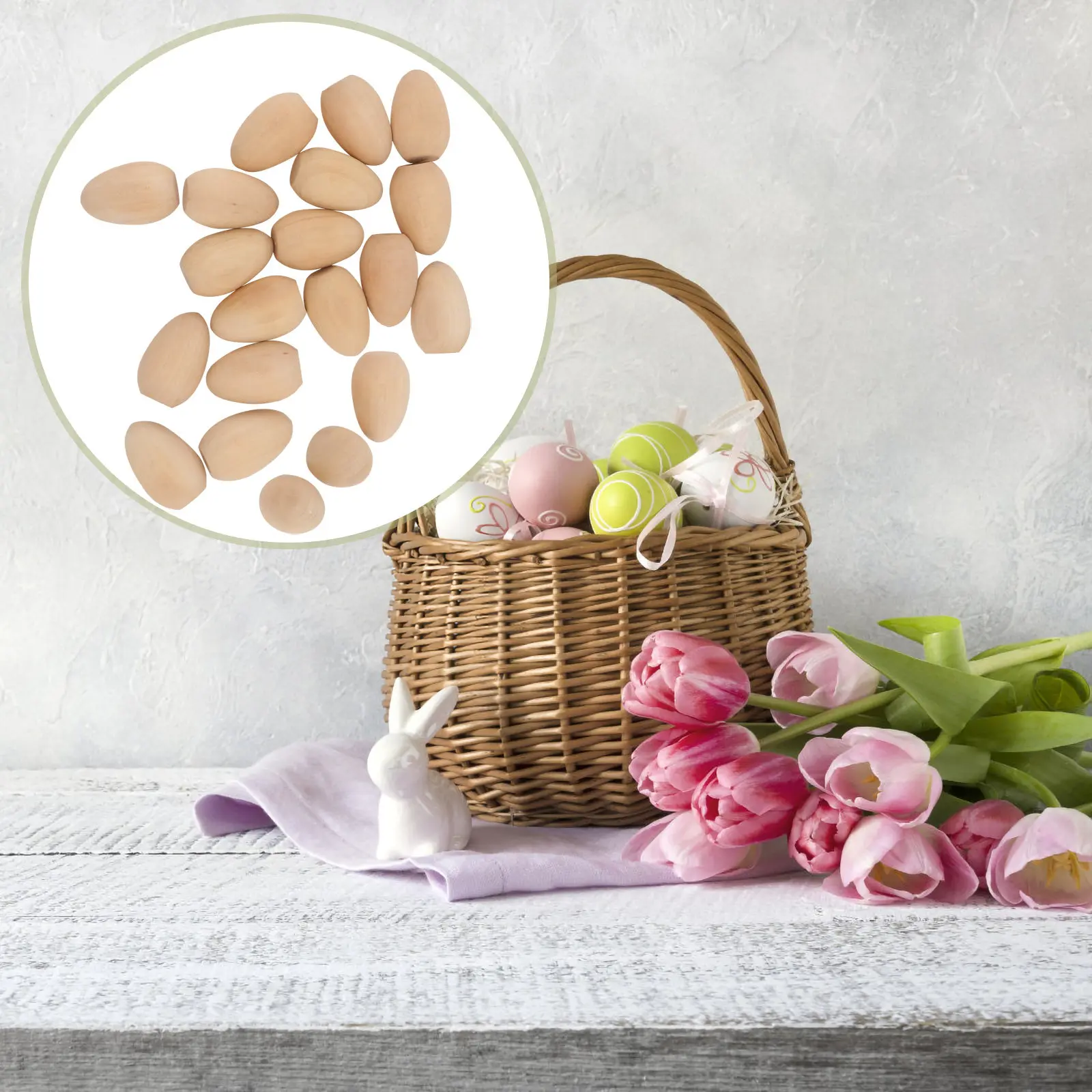 

10 шт. деревянных заготовок для творчества своими руками, для детских пасхальных поделок, гладкие, легкие, для росписи, декоративные, праздничные