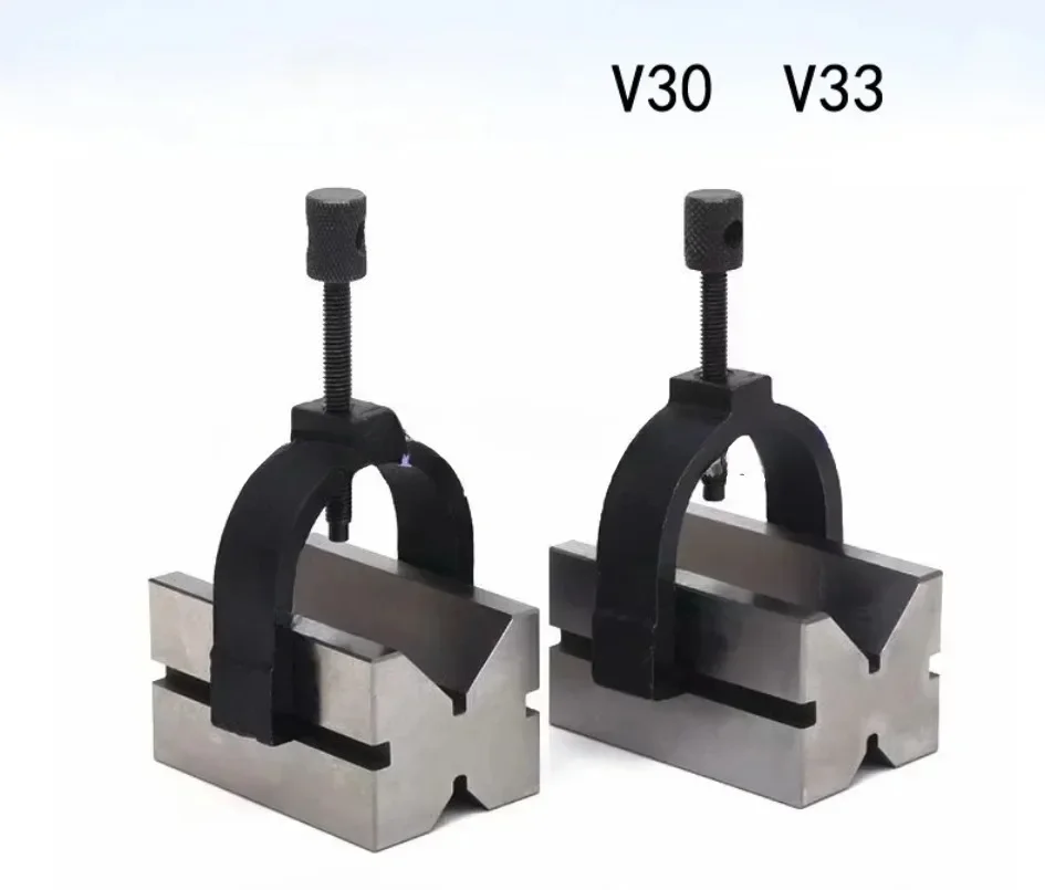 V30 V33 High Precision V Block Clamp Set A Type Machinist Blocks and Clamp Tools Set