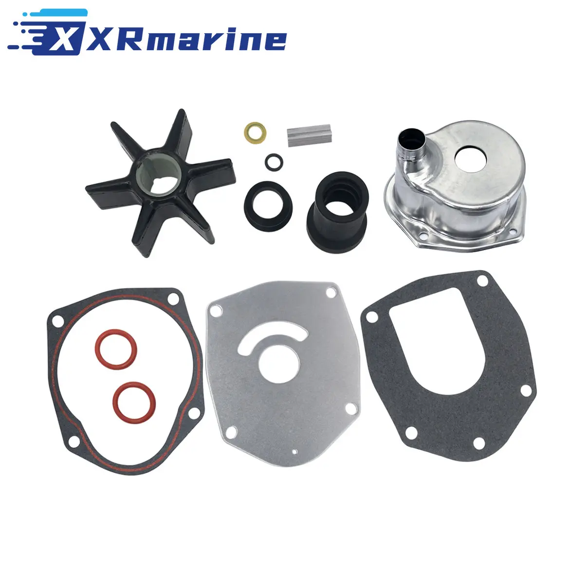 

Water Pump Impeller Repair Kit with housing for Mercury Mariner Outboard Engine 35 - 300HP 43026 8M0100526