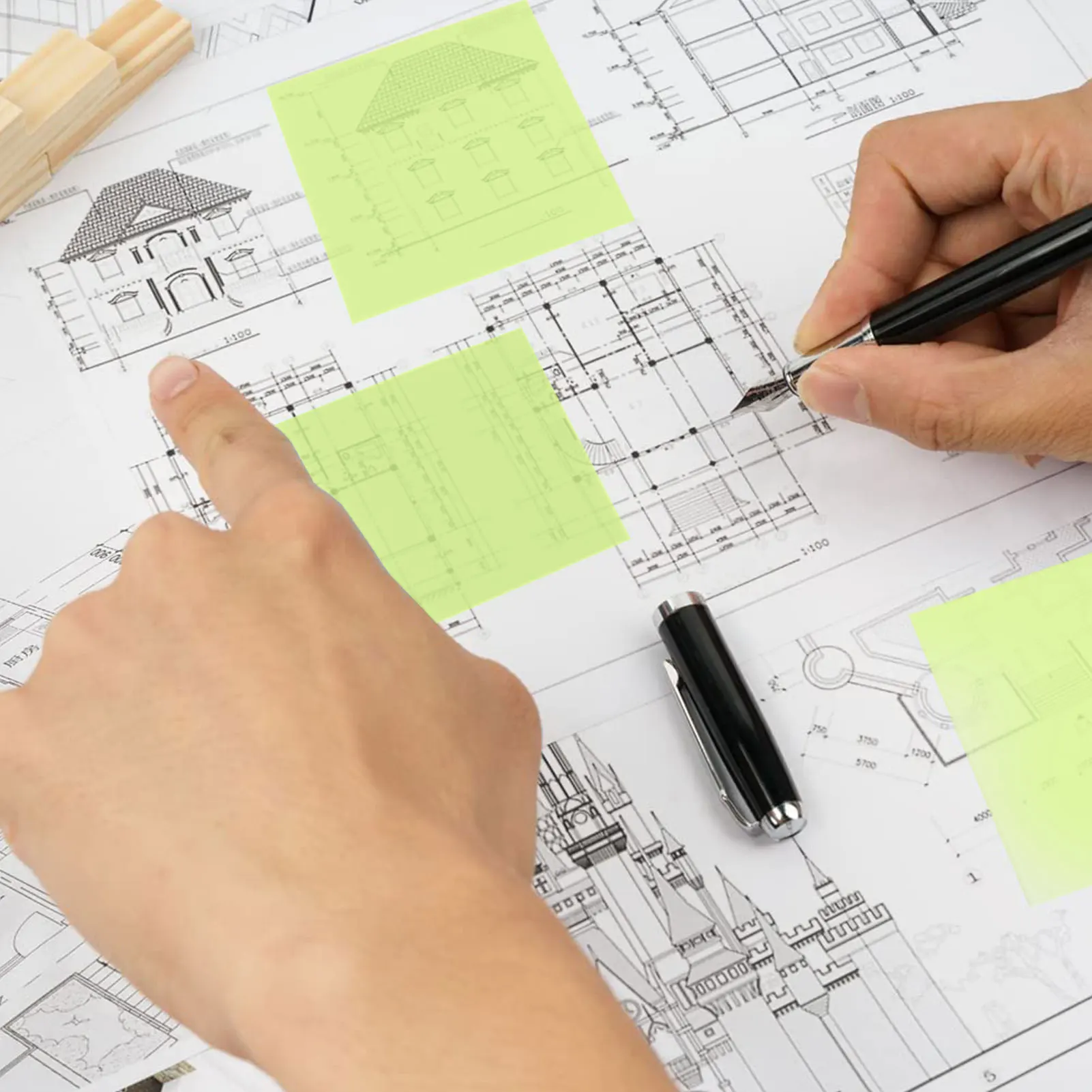 ملاحظات لاصقة شفافة 6 ألوان شفافة ملاحظات لاصقة مقاوم للماء ذاتية اللصق شفافة ملاحظات لاصقة شفافة لزجة