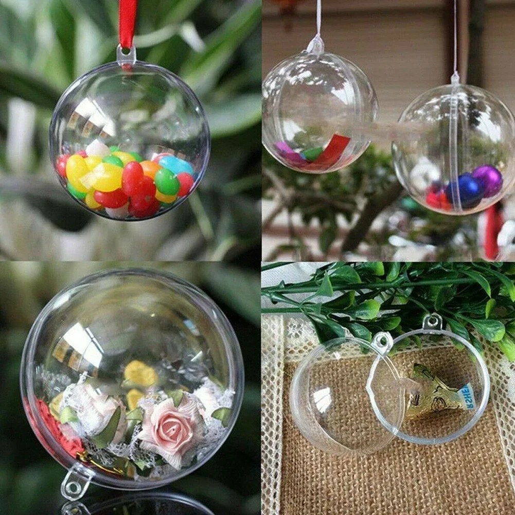 Thương Hiệu Mới Giáng Sinh Xmas Trang Trí Nhựa 10Cm Mua Sắm 11Cm Trong Suốt 12Cm Kẹo Socola Giáng Sinh