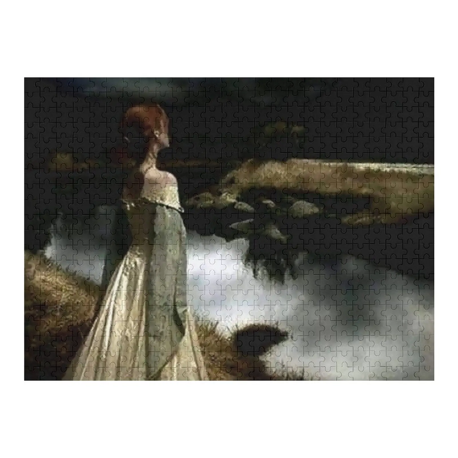 “Whispers on the Wind” by Edward Robert Hughes Jigsaw Puzzle Game Children Personalized Gift Ideas Puzzle