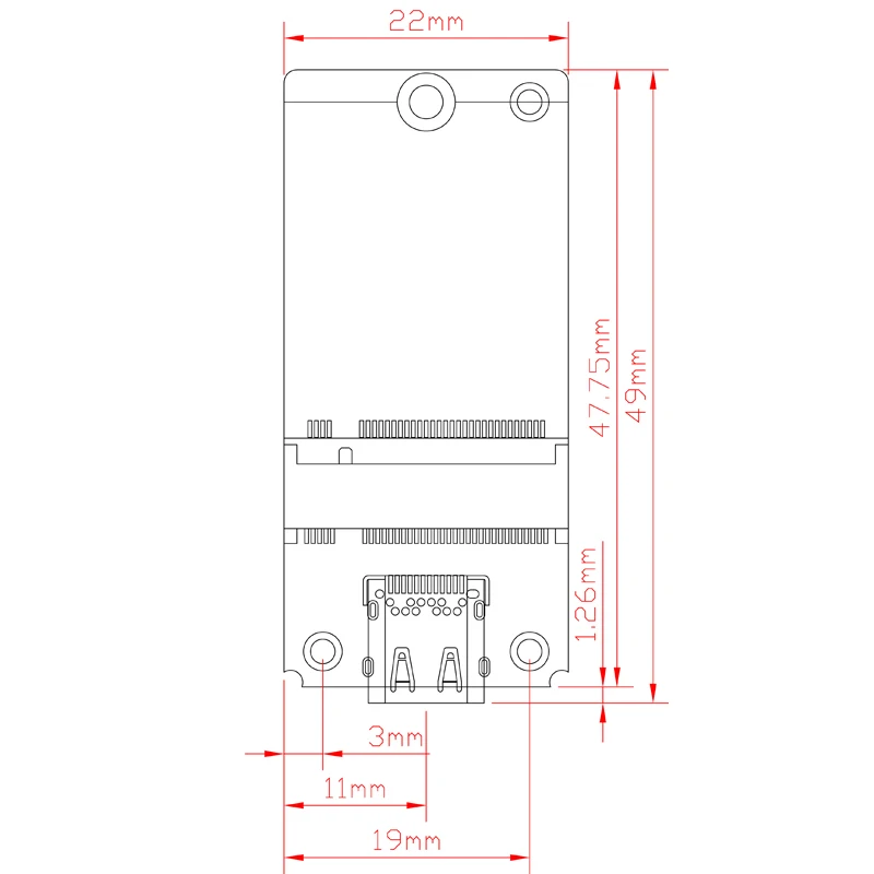 M2 zu usb 3,1 typ c adapter m2 pcie nvme ssd/m.2 sata ssd zu usb c riser board 10gbps dual protokoll jms581 für m/b m key 2230