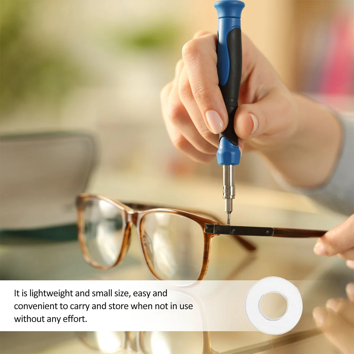 

Glasses Flat Gaskets Replacement Plastic Spacers For Eyeglass Repair Fixing Anti-Loosening Standoff Caps Durable Gasket