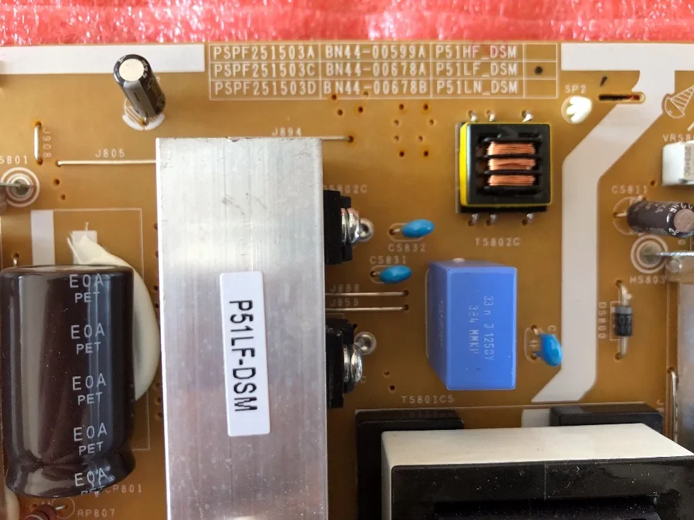 Оригинальная плата питания BN44-00599A = BN44-00678A, совместимая с телевизором Samsung PN51F4500AF PS51F4900AR PS43F4500AW LJ41-XXXXXA