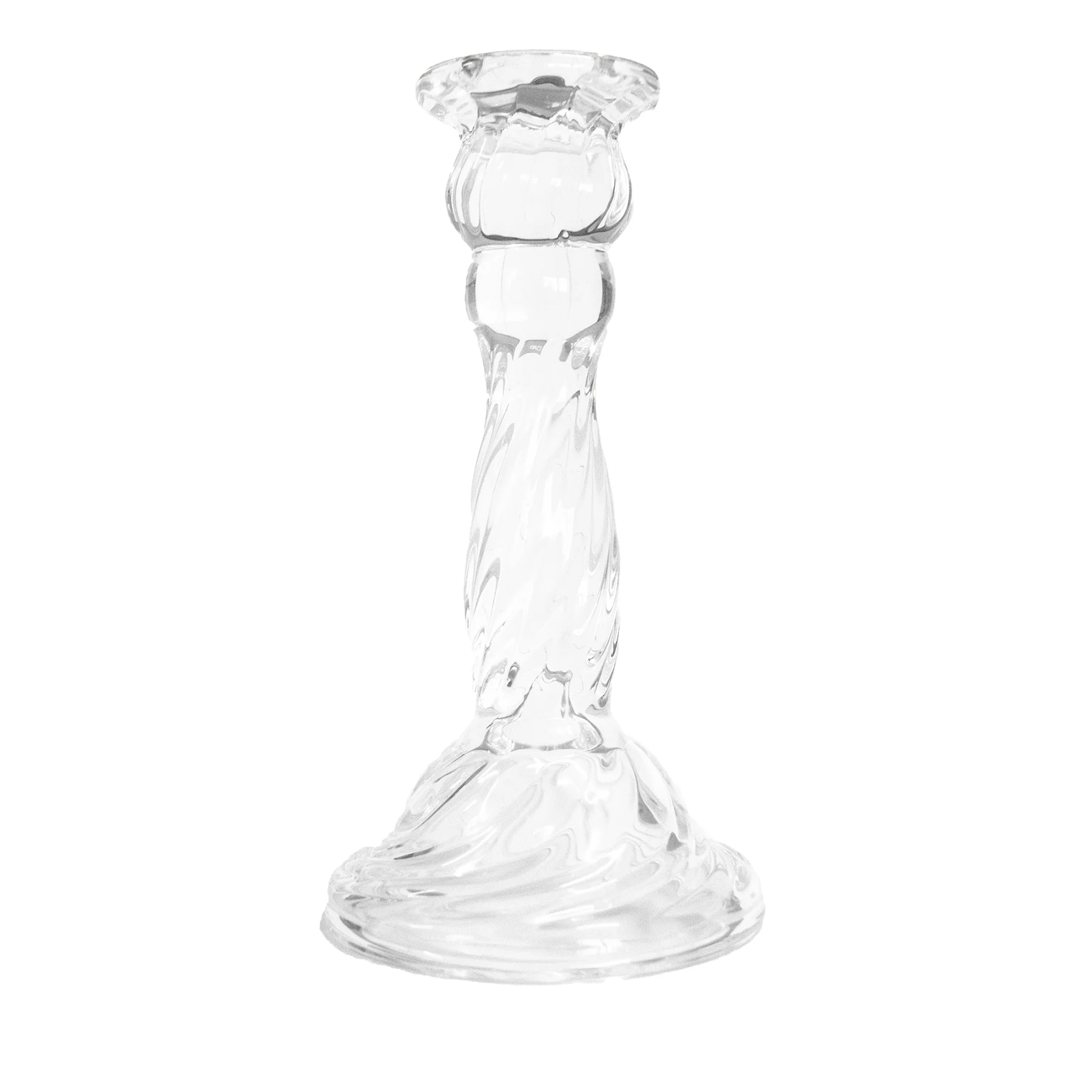 1pc Fashion Crystal Candlestick 0.81in Caliber Nordic Style Excellent Transparency Used for Home Decoration or Festival Parties