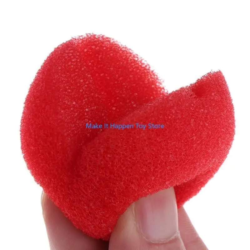 クリスマスハロウィーンのコスチュームパーティーの装飾のための25pcsスポンジボールピエロノーズ