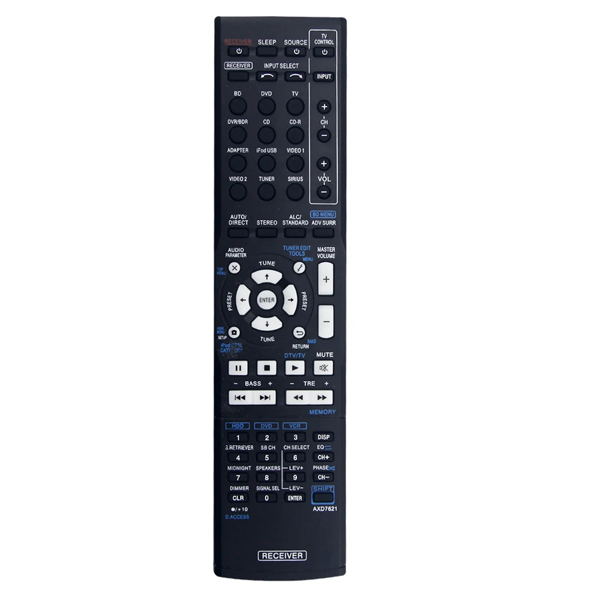 A57G-Replace Axd7621 Remote Control for Pioneer Av Receiver Axd7569 Axd7661 Axd7662 Axd7621 Axd7622 Axd7624