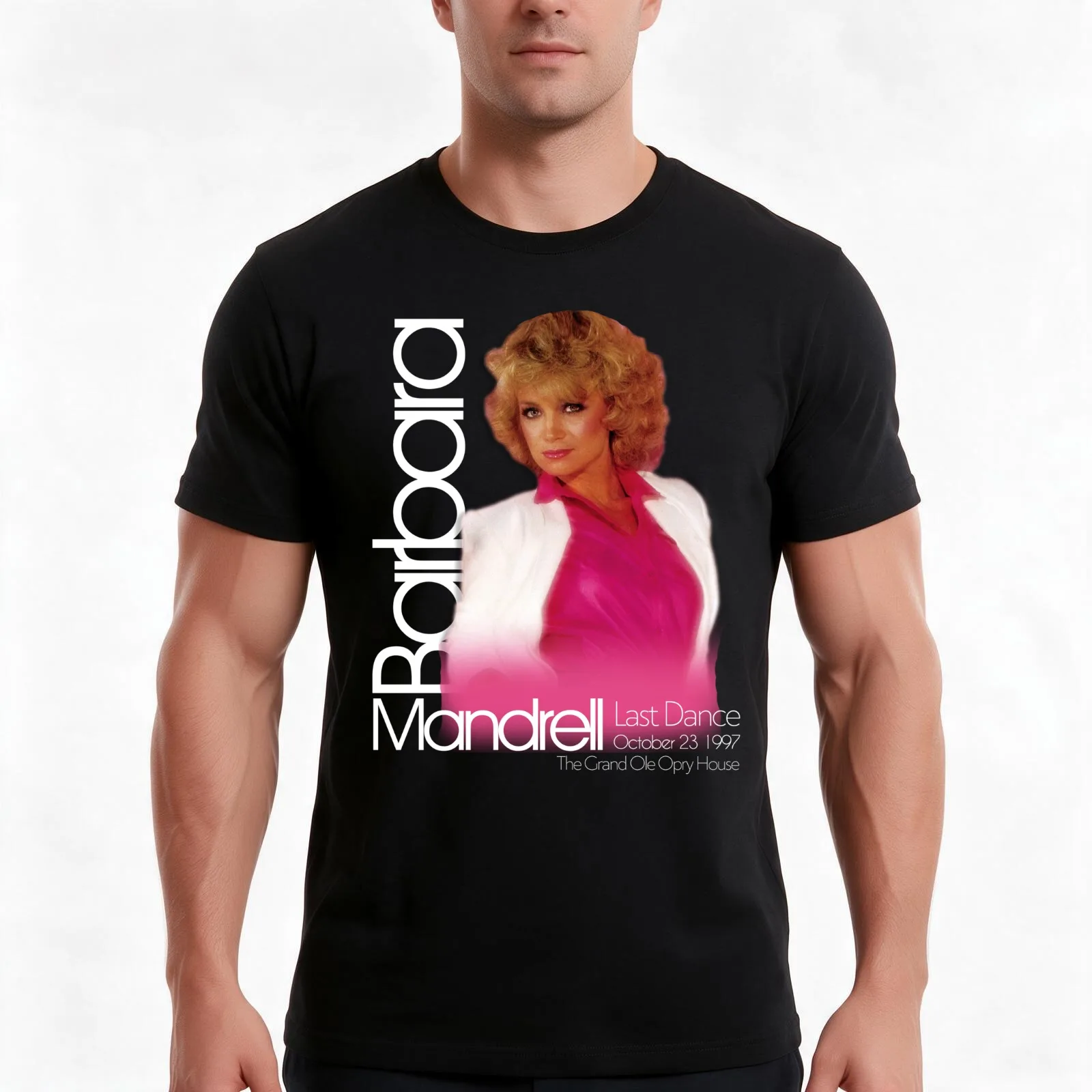 Mandrell Last Dance T-Shirt Summer Casual Cotton Tee Oversized Streetwear Tops Vintage Graphic Print Loose Fit Short Sleeve