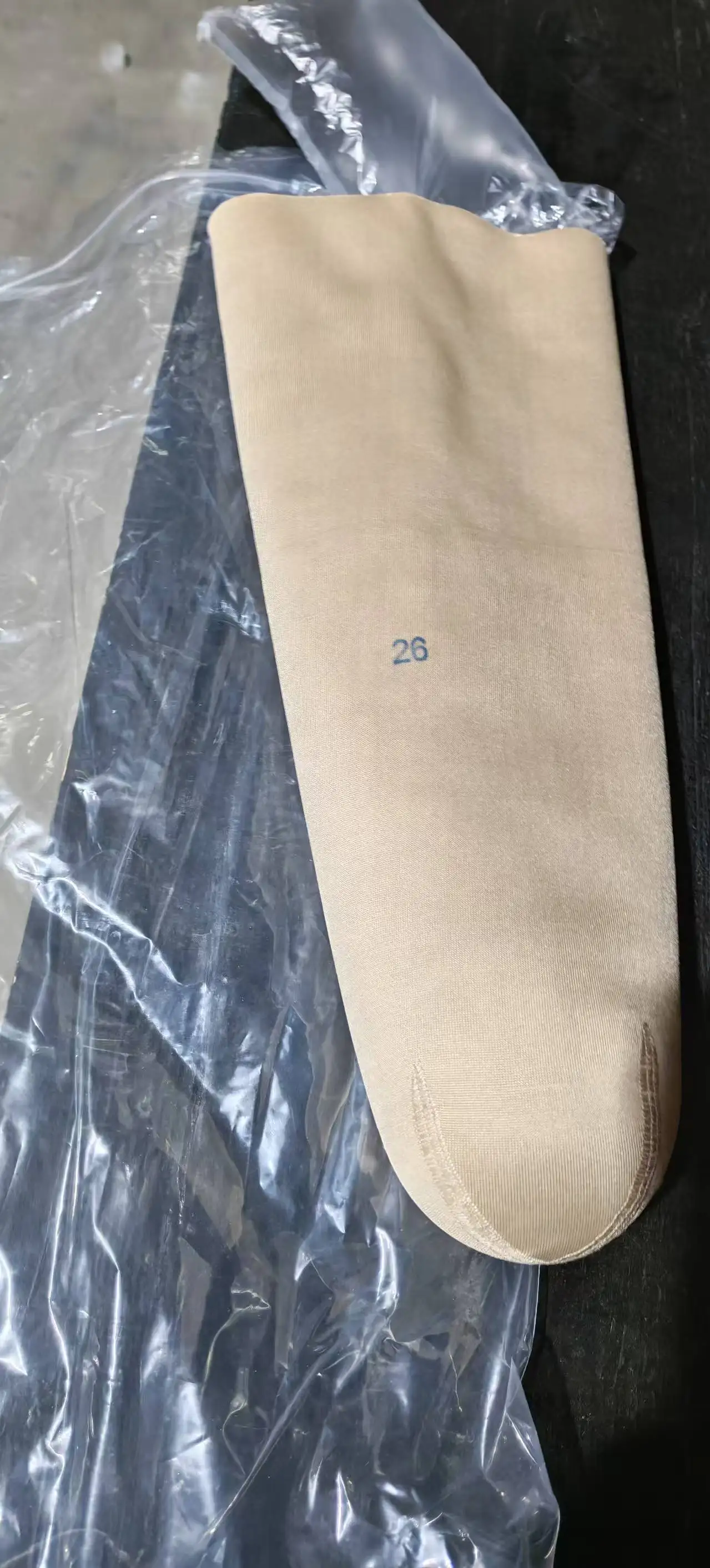 

Гелевые носки с протезом теленка, размер 18/22/24/26