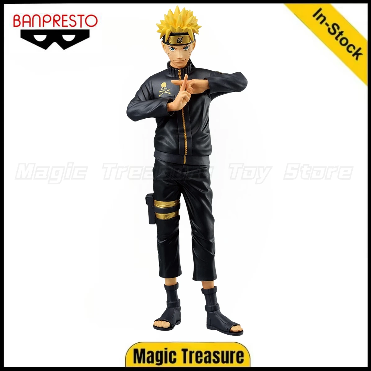 

【In Stock】Original BANPRESTO Grandista NARUTO Naruto Uzumaki Grandista BLACK Ver Figure Toy Gift