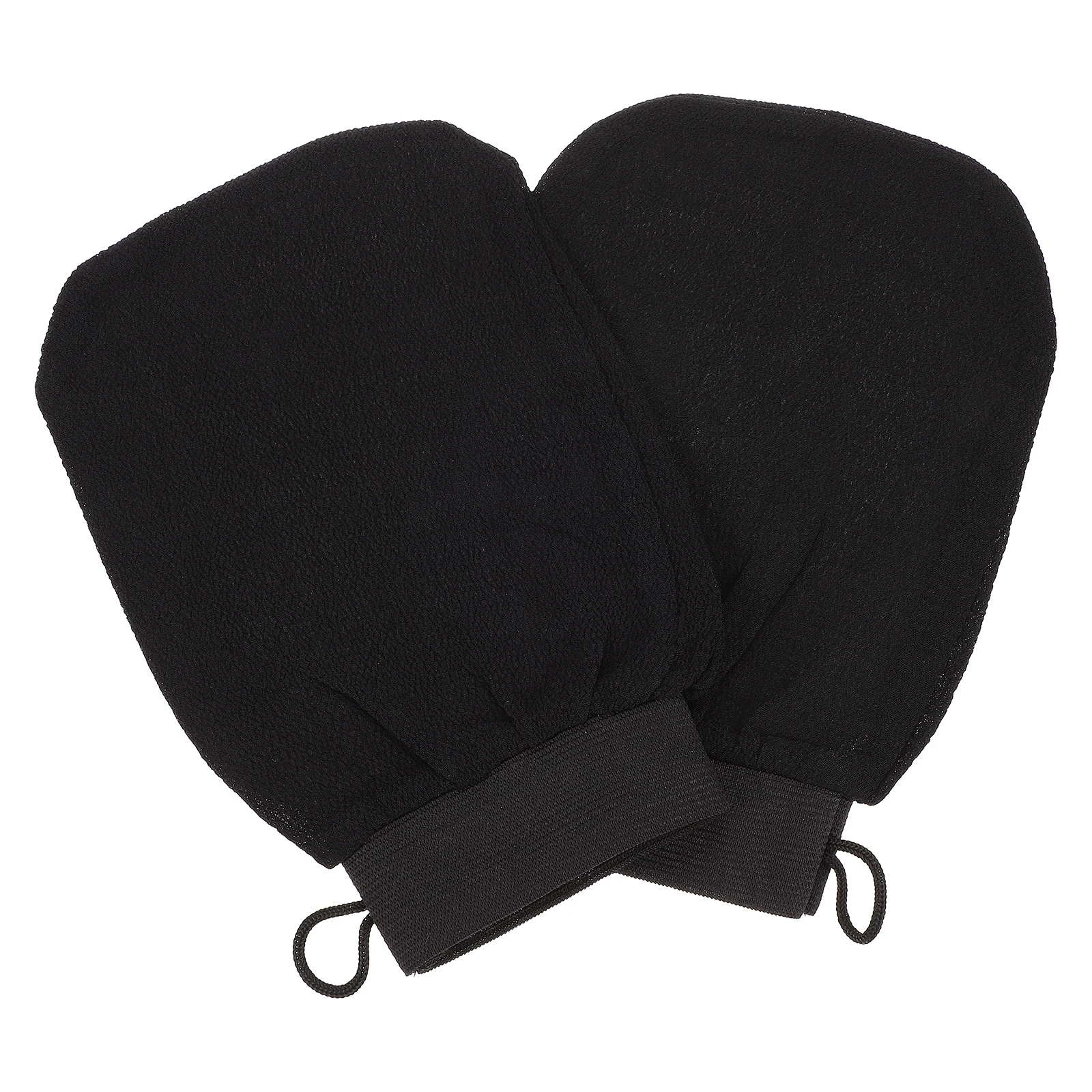 2 قطعة قفازات تدليك الجسم قفازات حمام التقشير مواد عالية الجودة لطيف على للذراعين والساقين والصدر والظهر #6