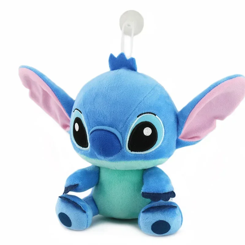 Poupées en peluche de dessin animé Disney pour enfants, jouets d\'anime, point bleu et rose, jouets en peluche amusants, cadeaux de Noël