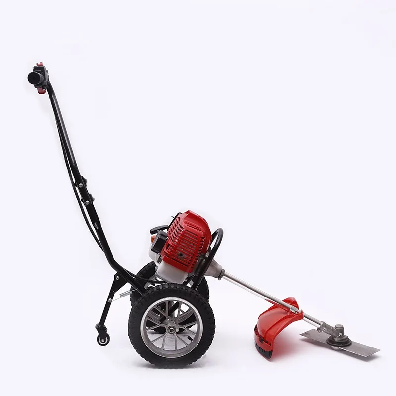 가정용 신형 다기능 잔디깎이 2행정 2륜 다지형 잔디깎이