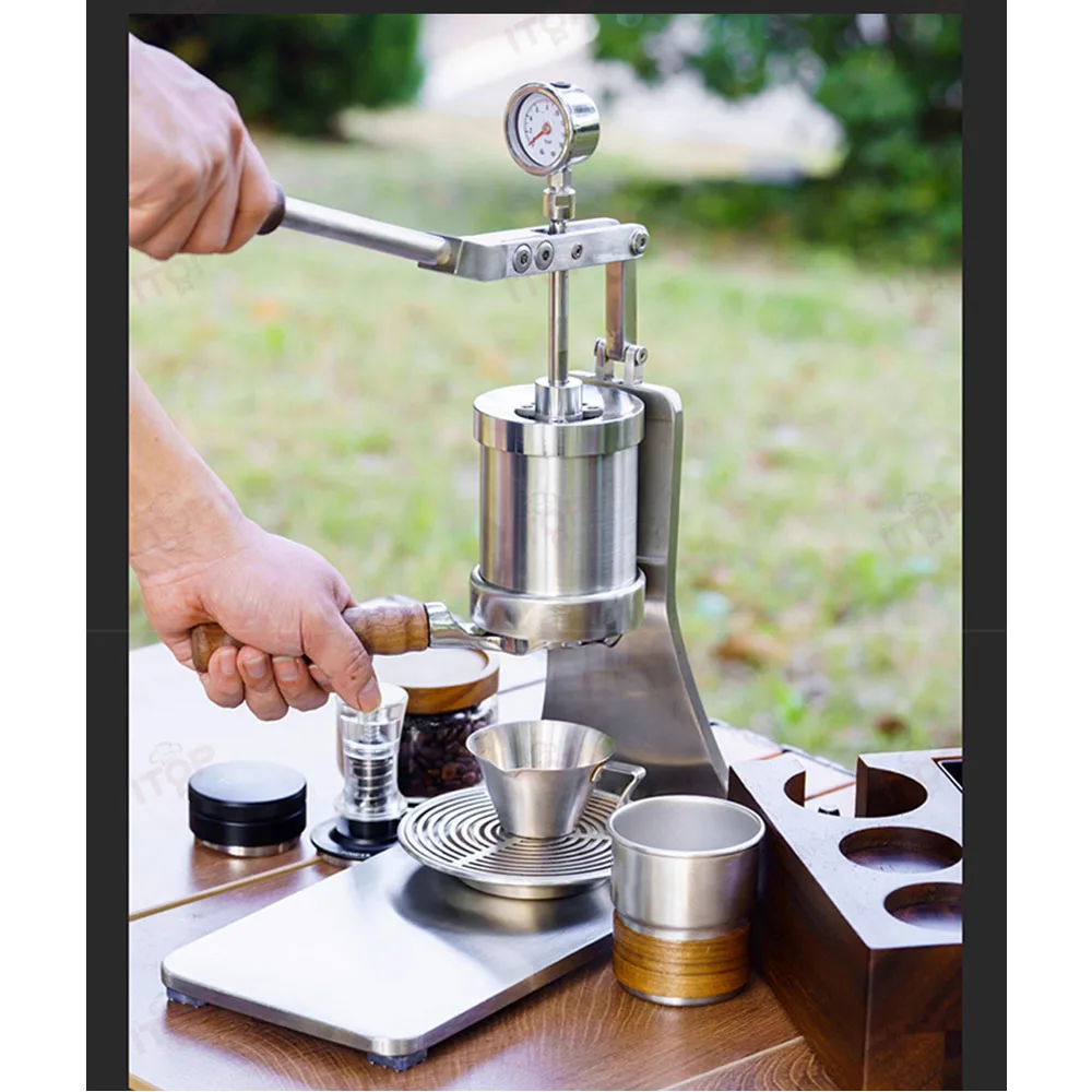 ITOP IT-HPEN-SN Lever Espresso Machine 304 Stainless Steel Cavity Capacity 100ml Pressure 1-16 Bar 160W PID Heating