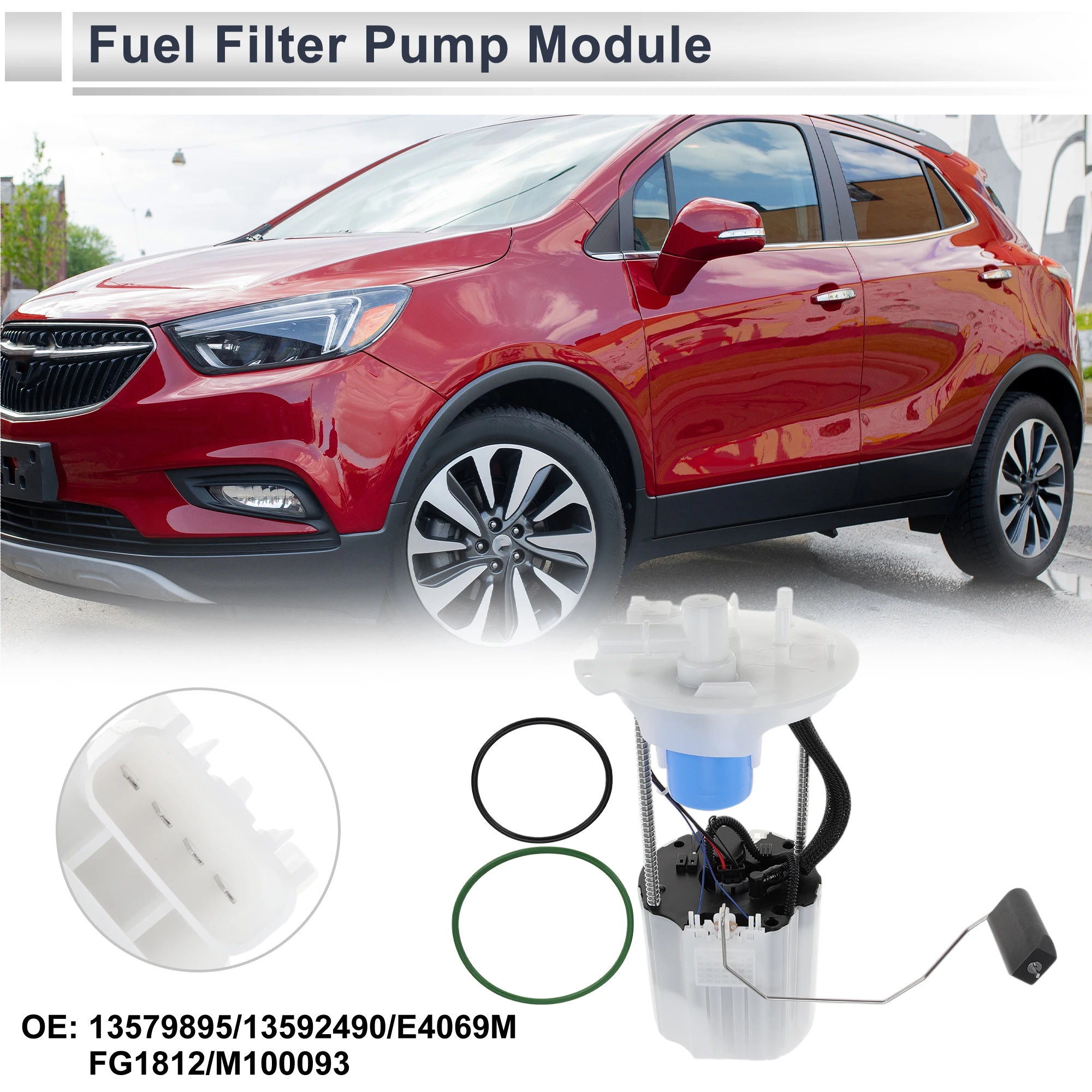 

X Autohaux Electric Fuel Pump Assembly for Buick Encore for Chevy Trax 2013-2020 L4 1.4L Gas for FWD with Sending Unit 13579895